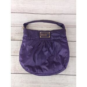 Marc by Marc Jacobs Purple Nylon Sling Hobo Crossbody Bag Workwear w/ Strap